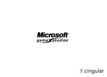 An image showing Microsoft Game Studios logo in the center and the Cingular logo smaller in the bottom right corner